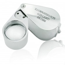 30x, 21mm Jewelry Loupe with LED Light